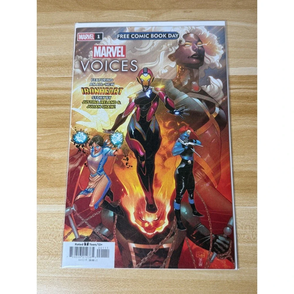 Marvel Voices 1 Free Comic Book Day Ironheart‎ Variant Cover Comic Book